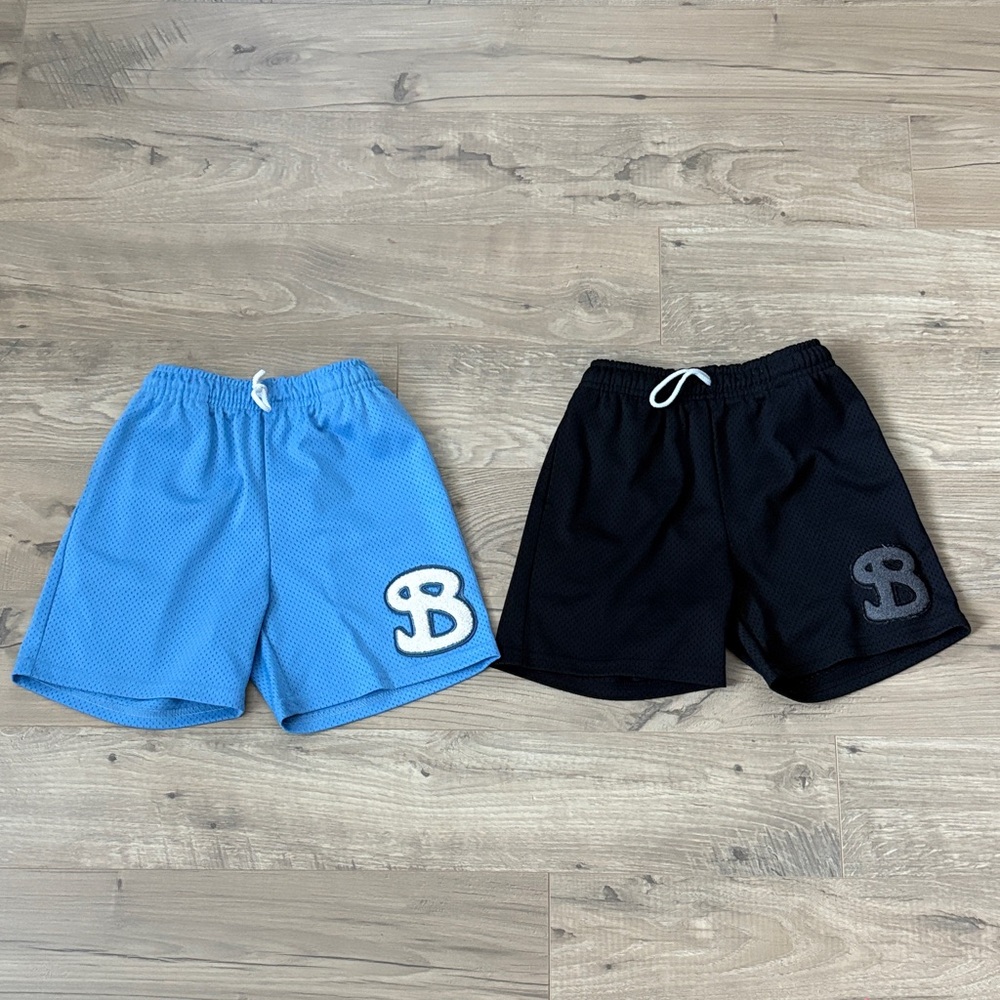Bucket Squad Kids Blue and Black Shorts Set